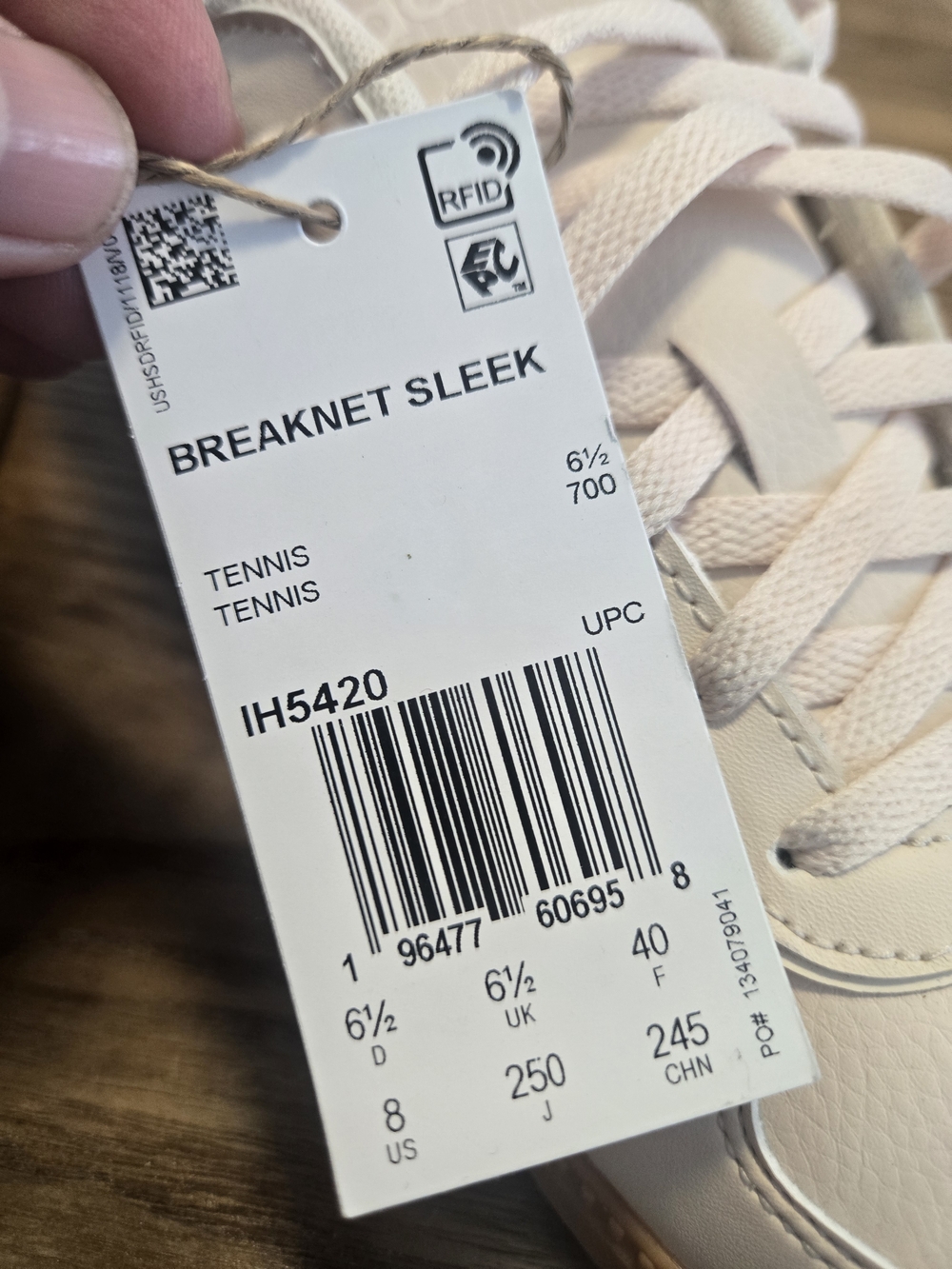 adidas Breaknet Sleek Lace Up  Womens Size 8 Sneakers Casual Shoes IH5420 - Picture 10 of 12